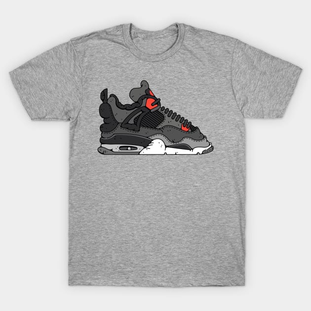 Air Jordan 4 Retro Infrared T-Shirt by Franjos